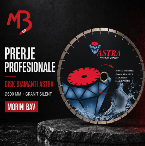 Disk Diamanti ASTRA Ø600 mm (Granit Silent)